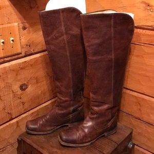 Frye Over the Knee Zip Boots